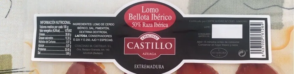 Lomo de Bellota Iberico