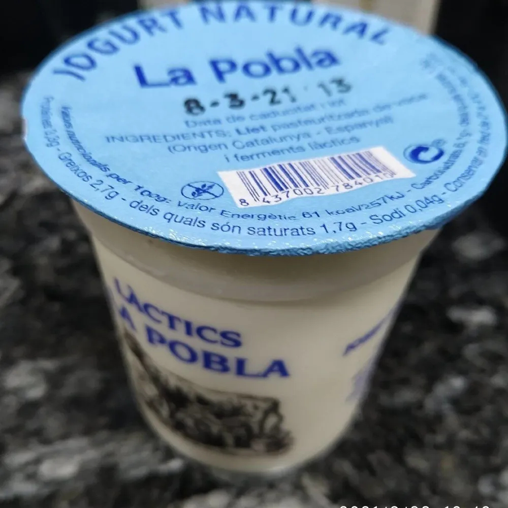 Yogurt natural