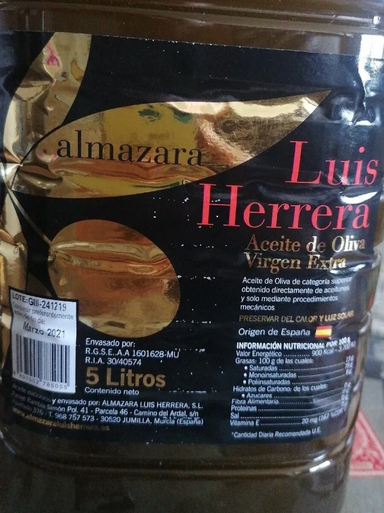 Aceite de oliva virgen extra