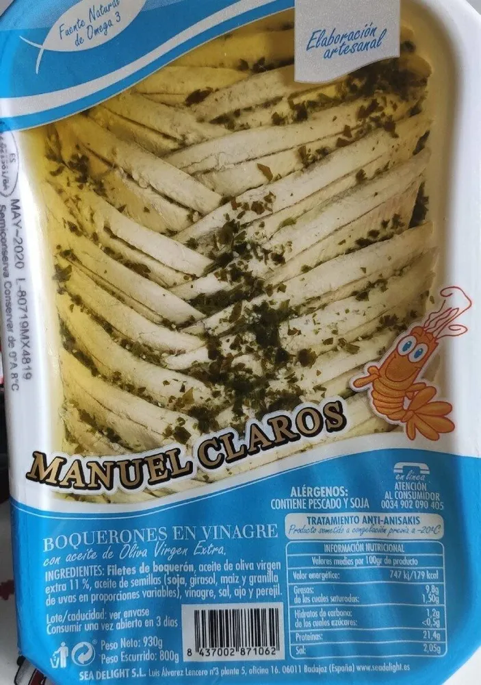 Boquerones en vinagre