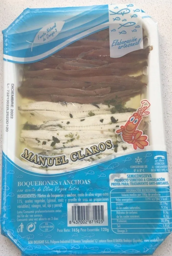 Boquerones y anchoas