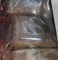 Bizcocho casero porción envuelto