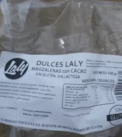 Magdalenas con cacao dulce sin gluten