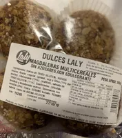 Magdalenas multicereales sin azúcares, con edulcorante