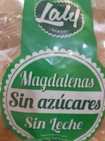 Magdalenas sin azúcares sin leche