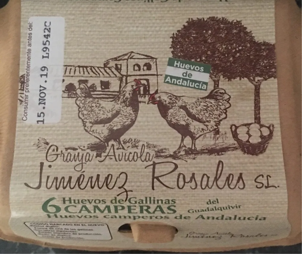Huevos de gallinas camperas