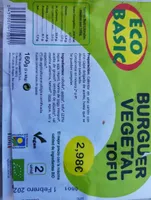 BURGER VEGETAL TOFU