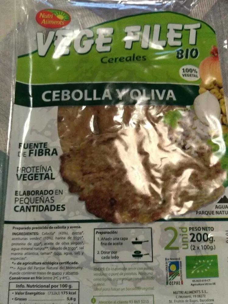 Vege Filet Cereales BIO