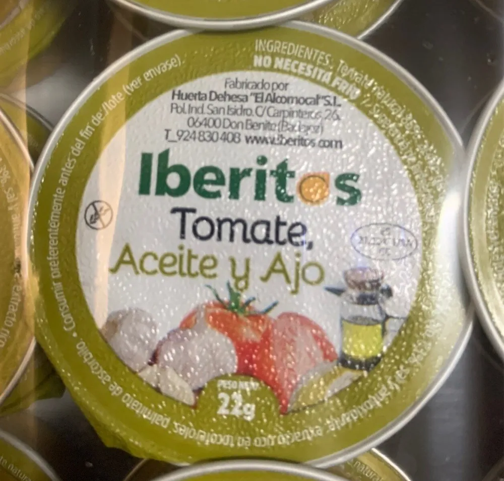 Iberitos Tomate Aceite y Ajo