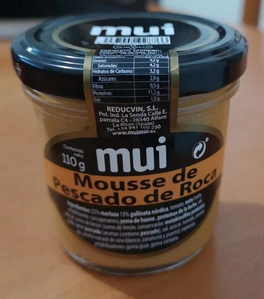 Mousse de Pescado de Roca