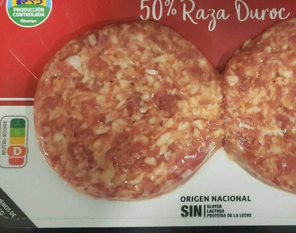 Hamburguesa de cerdo