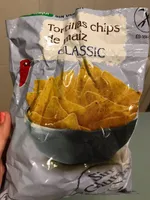 Tortillas chip de maíz