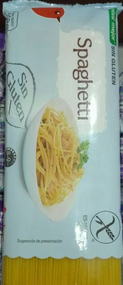 Spaghetti sin gluten