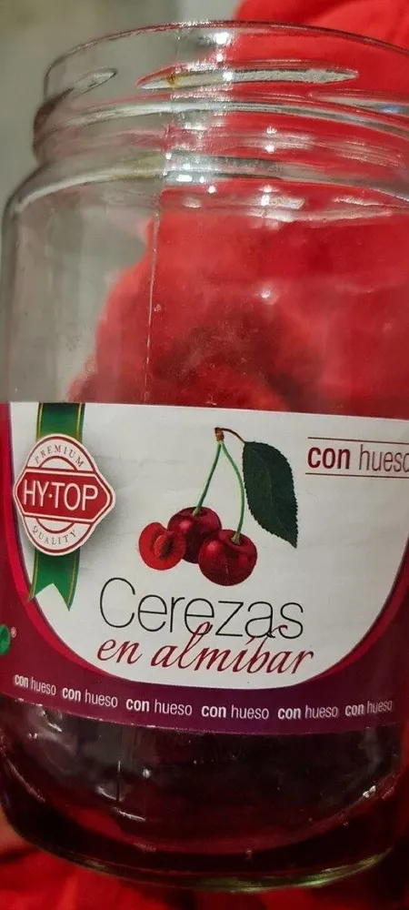 Cerezas en almibar