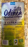 Copos de 5 cereales precocidos ecologicos