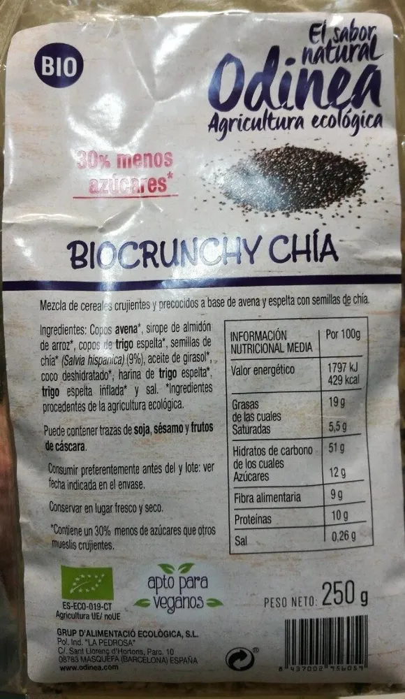 Biocrunchy Chía