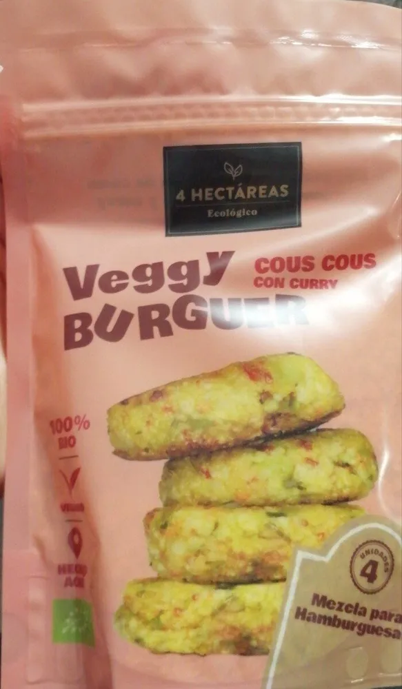 Veggy Burguer cous cous con curry