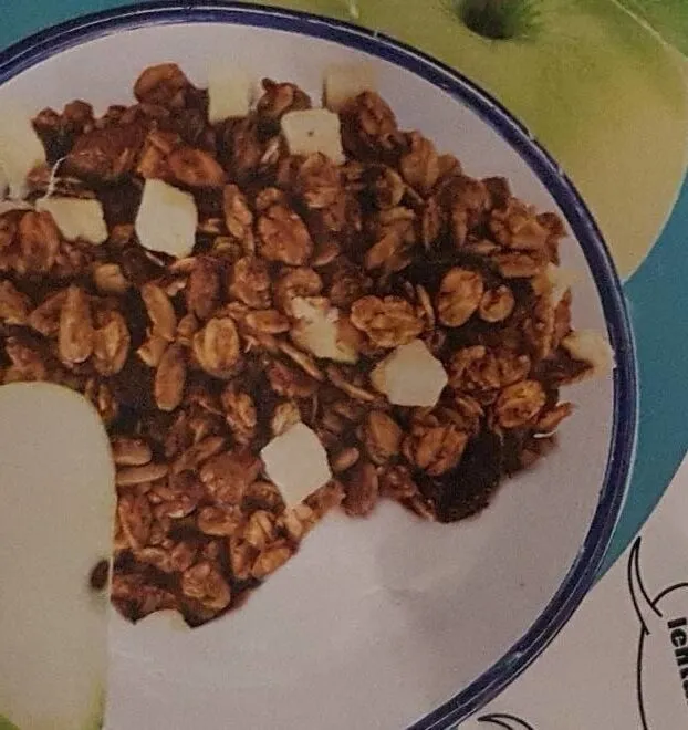 Granola de manzana y canela sin gluten