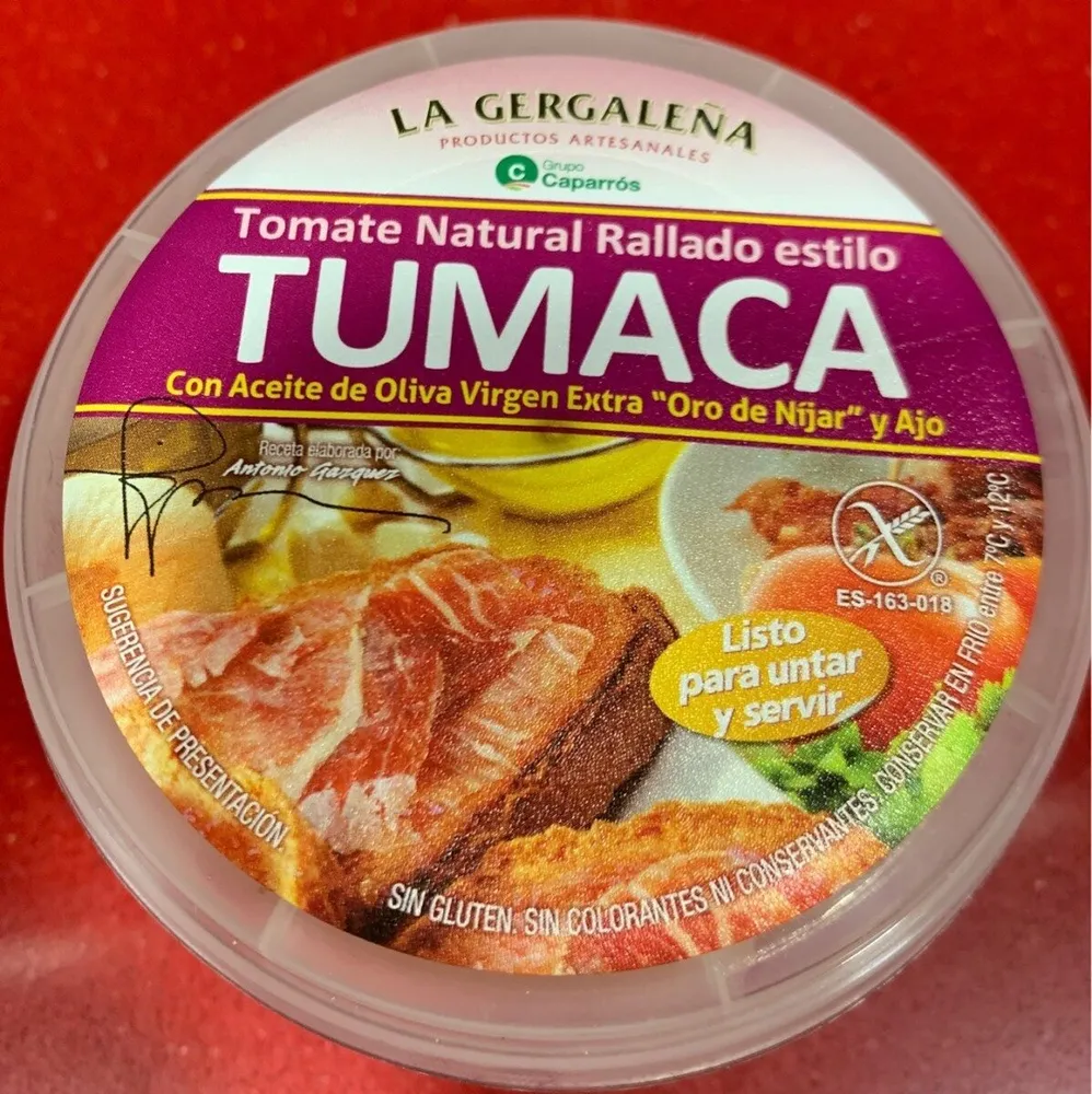 Tomate natural rallado Tumaca