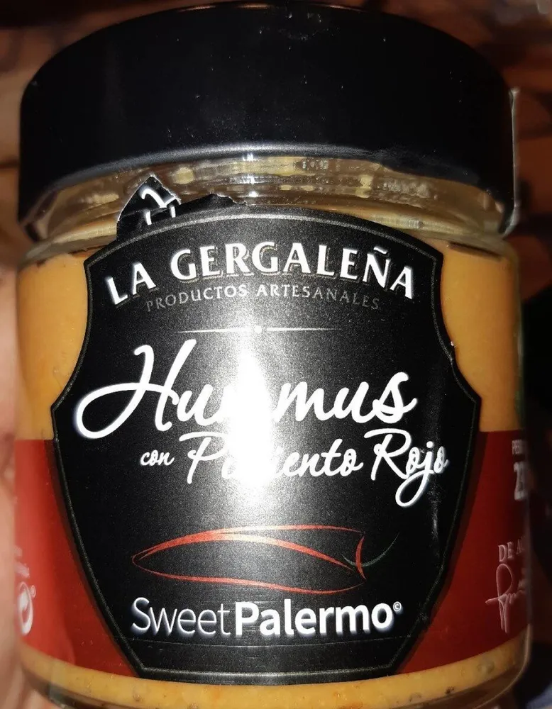 Humus de pimiento rojo