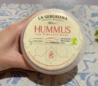 Hummus pimiento rojo