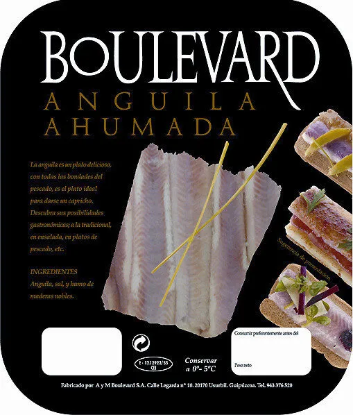 Anguila ahumada