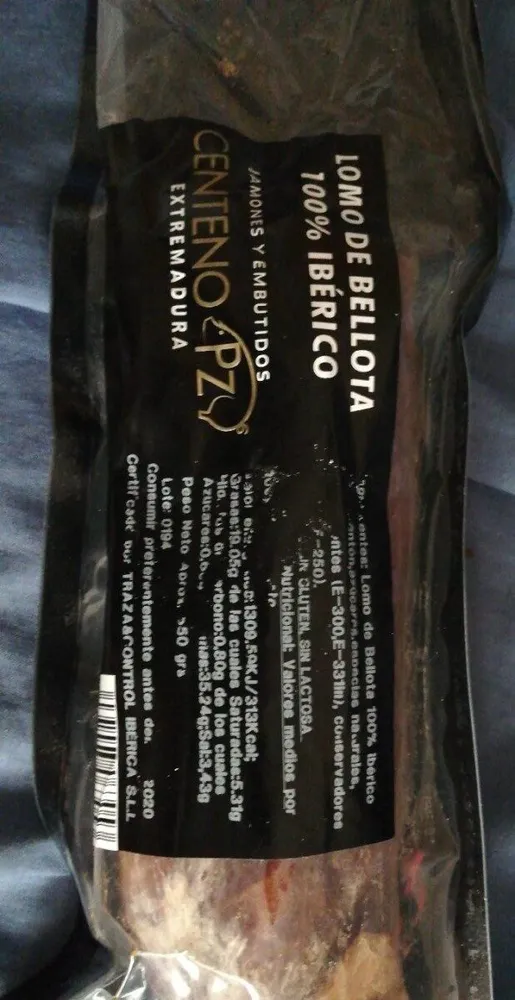 Lomo de bellota ibérico