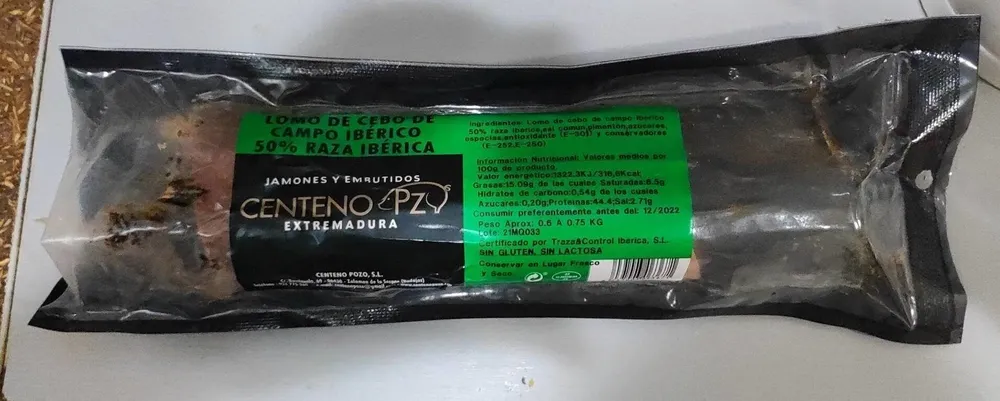 Lomo de cerdo de campo ibérico