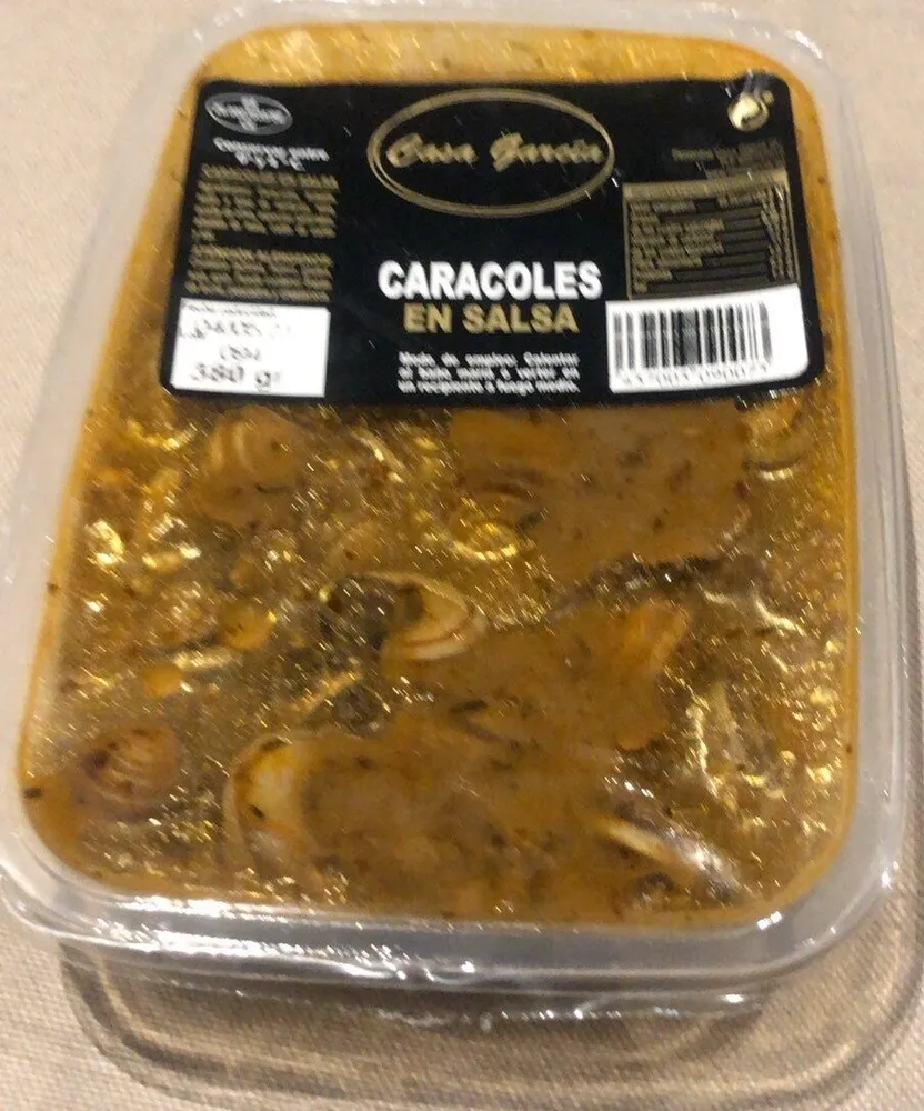 Caracoles en salsa