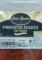 Pimientos Asados en Tiras
