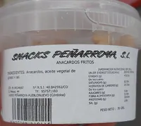 Anacardos fritos