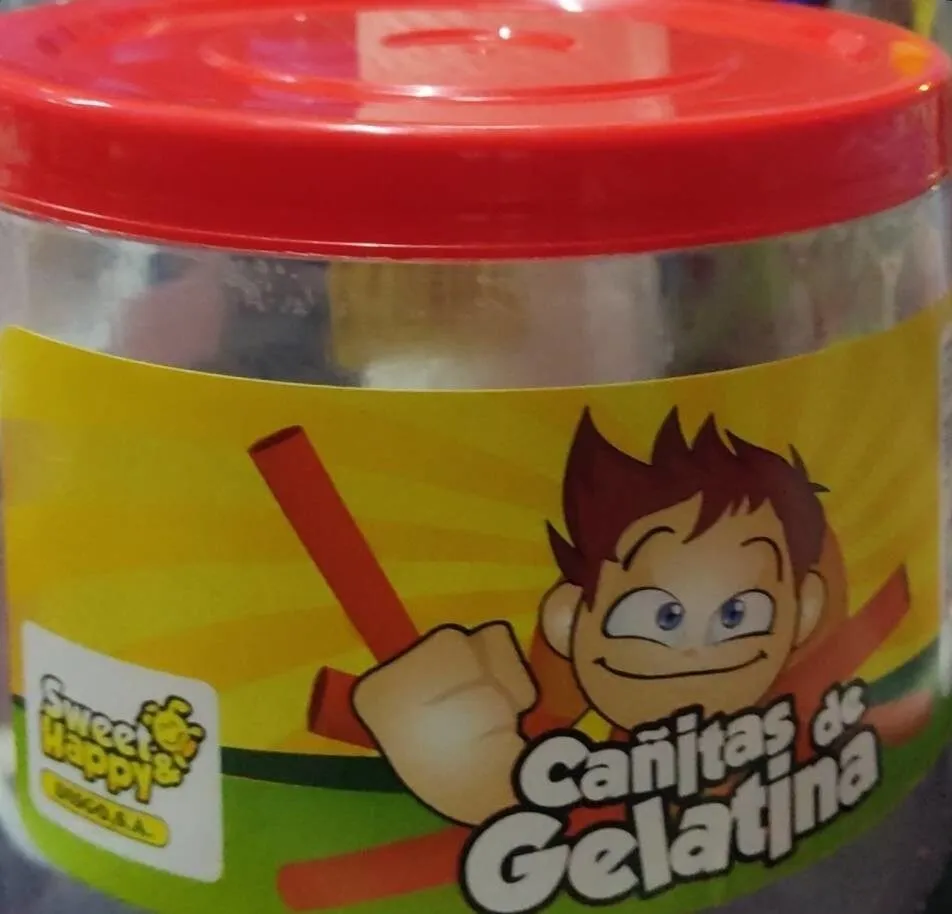 Cañitas de gelatina