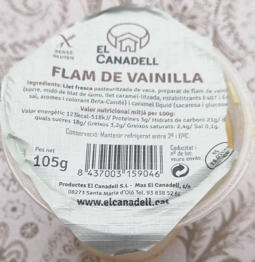 Flam de Vainilla