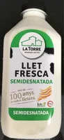 Llet fresca semidesnatada