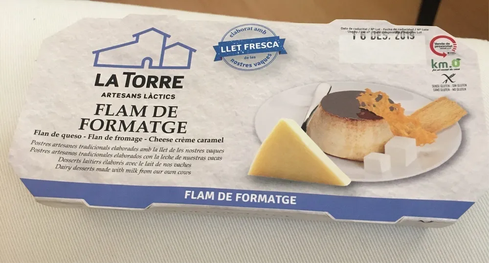 Flan de queso