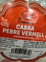 Formatge de cabra pebre vermell