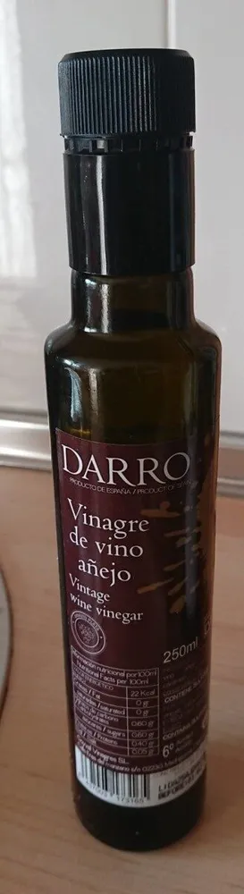 vinagre de vino añejo