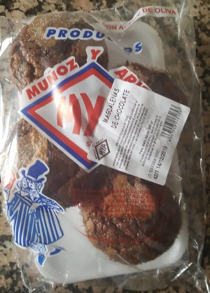 Magdalenas de chocolate
