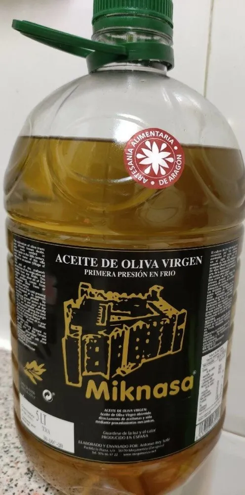 Aceite de oliva virgen extra primera presión en frío