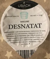 Yogurt desnatado UBACH