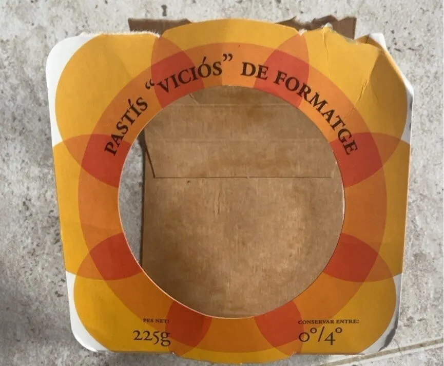 Pastís "viciós" de formatge