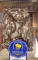 Triángulo relleno crema