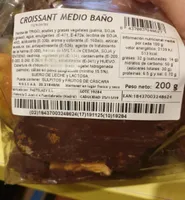 Croissant medio baño
