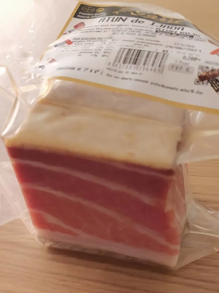 Ventresca de atún rojo
