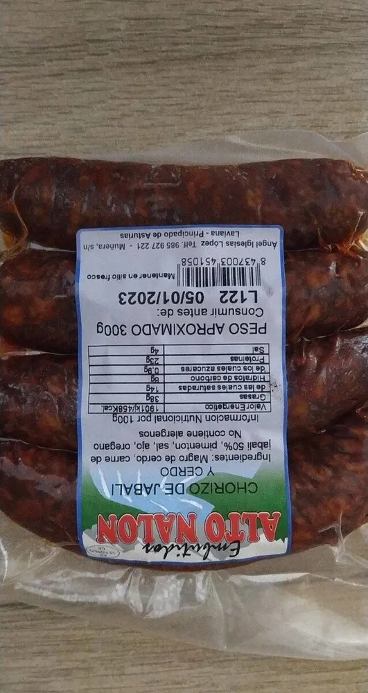 Chorizo de Jabalí y Cerdo