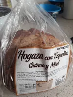 Hogaza con espelta, quinoa y miel