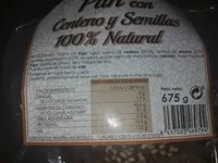 Pan con centeno y semillas 100% natural
