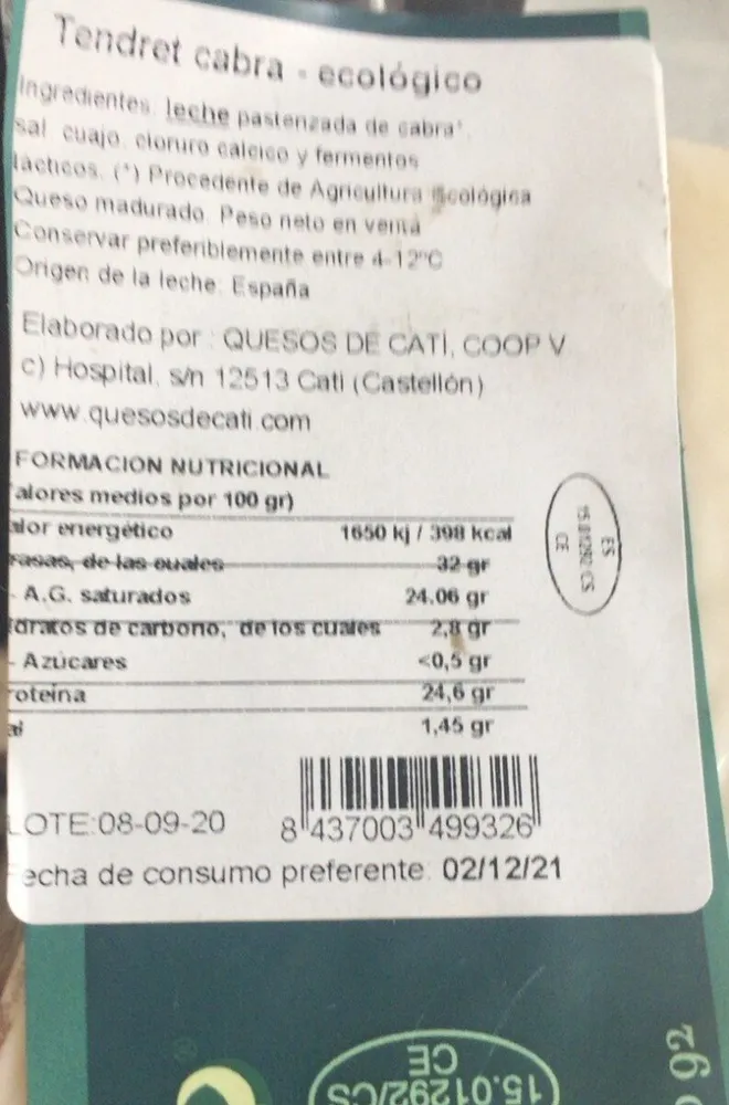 Queso artesano