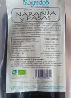 Pluma cake de naranja y pasas