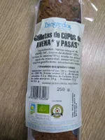 Galletas de copos de avena y pasas